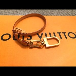 Louis Vuitton Pouchette  accessories strap with larger gold hardware